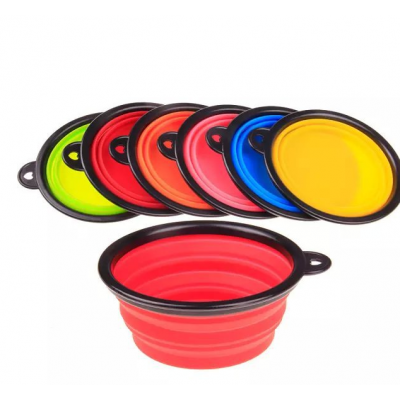 Premium Quality Travel Pet Feeding Silicone portable Bowl for Food & Water